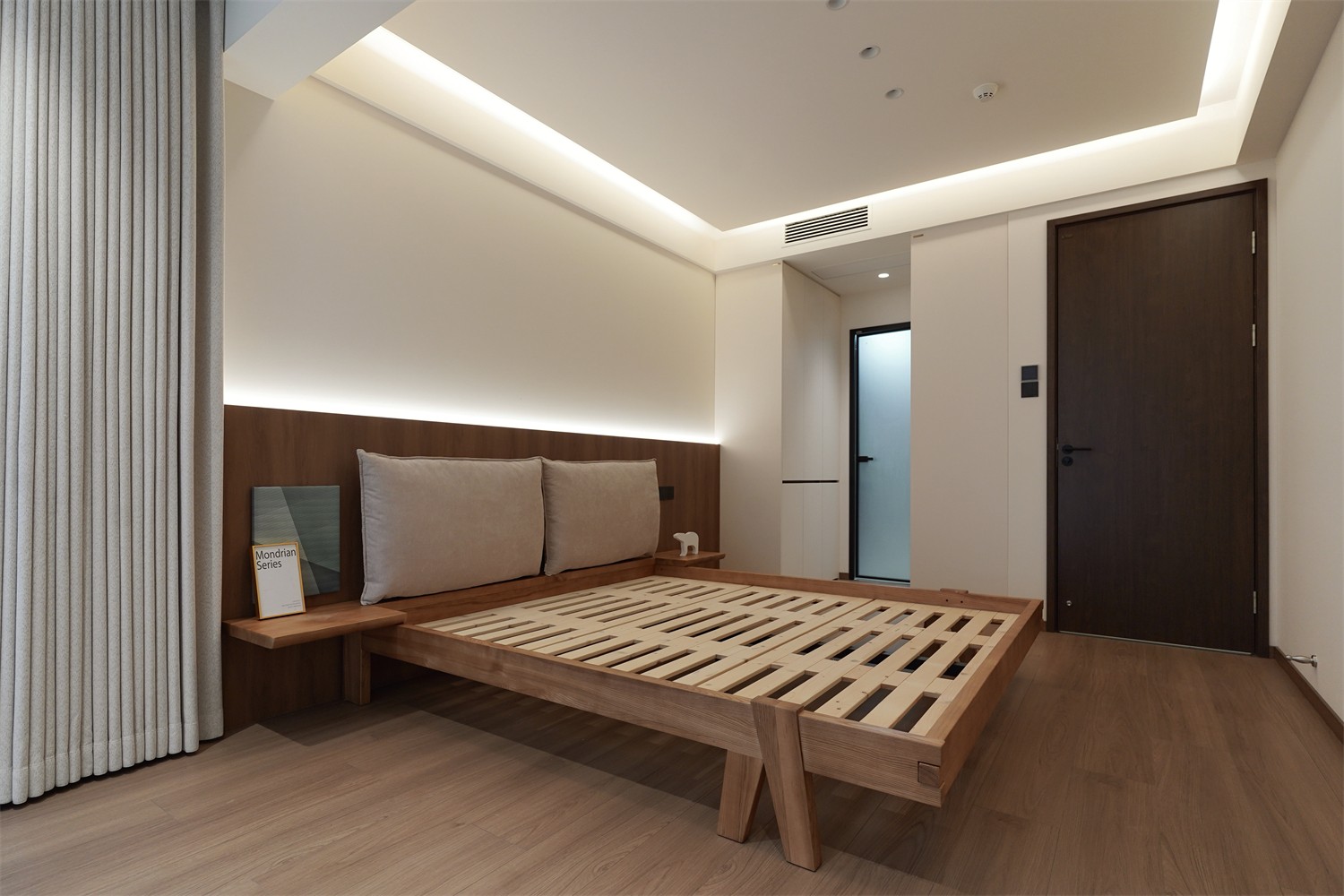 北投溪境119平中古風(fēng)臥室裝修完工實(shí)景圖